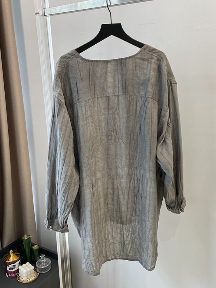 Conjunto Elegante de Camisa de - Linen Pant Wide avaliação e preço