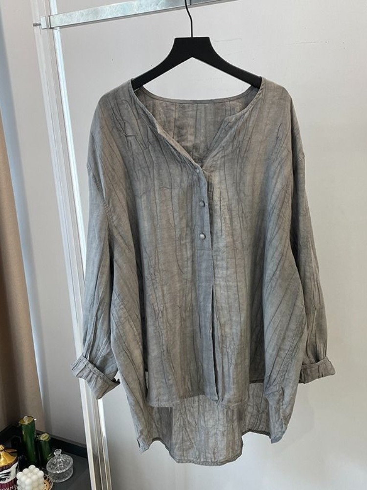 Conjunto Elegante de Camisa de - Linen Pant Wide avaliação e preço